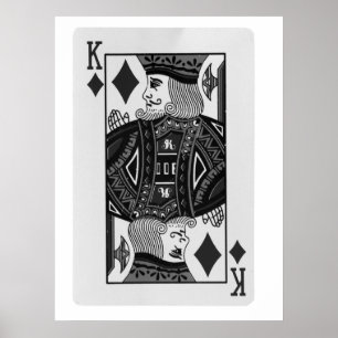 Playing cards poster