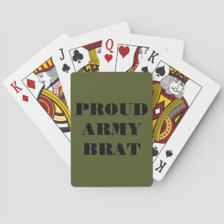 Playing Cards Proud Army Brat