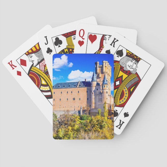 Playing cards Segovia castle (Back)