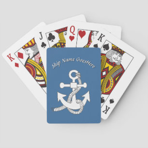 Playing Cards - Ship Anchor with Name