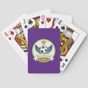Playing Cards - Soccer - Personalised - Add Name