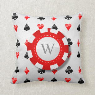 Playing Cards Suits Cushion