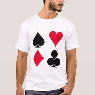 Playing cards symbols pattern T-Shirt
