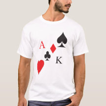 Playing cards theme T shirt