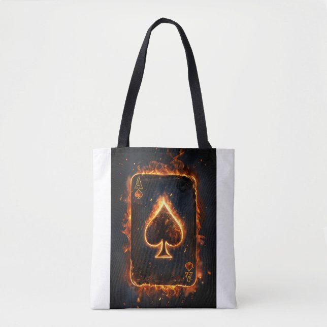 Playing cards. tote bag (Front)