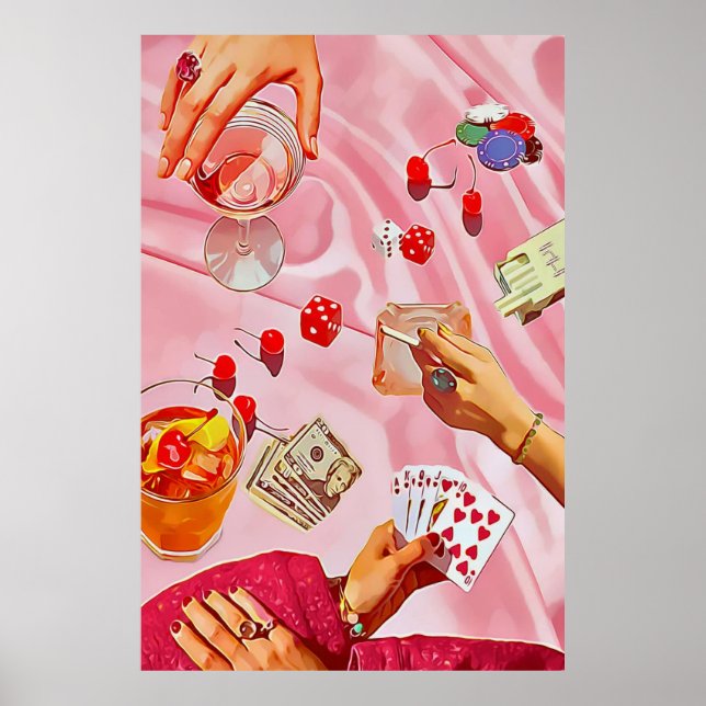 Playing Cards Wall Poster (Front)