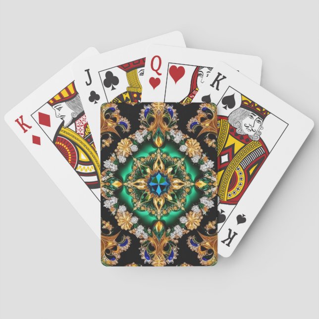 Playing Cards with Brazilian Colors (Back)
