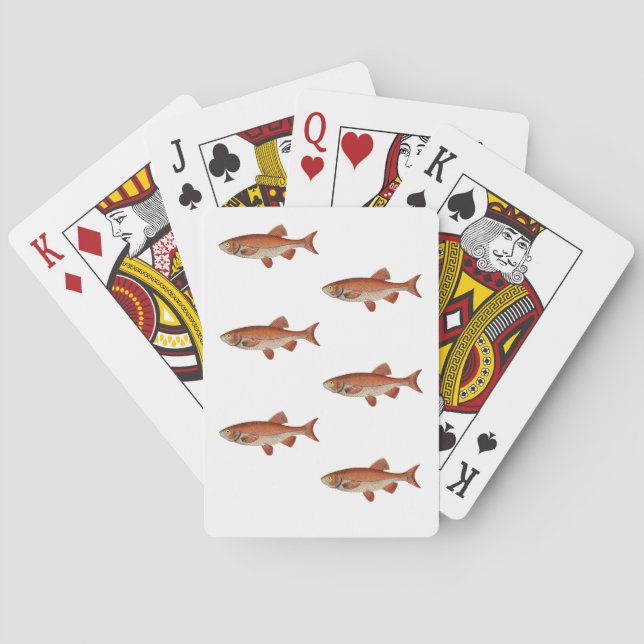 PLAYING CARDS WITH FISH LOGO (Back)