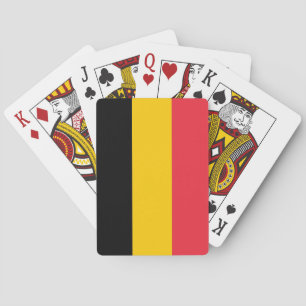 Playing Cards with Flag of Belgium