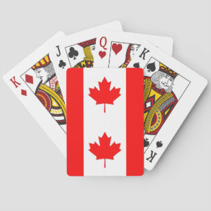 Playing Cards with Flag of Canada