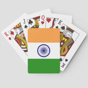 Playing Cards with Flag of India
