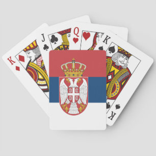 Playing Cards with flag of Serbia