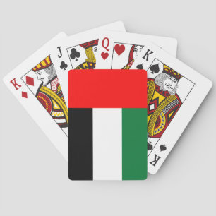 Playing Cards with flag of UAE