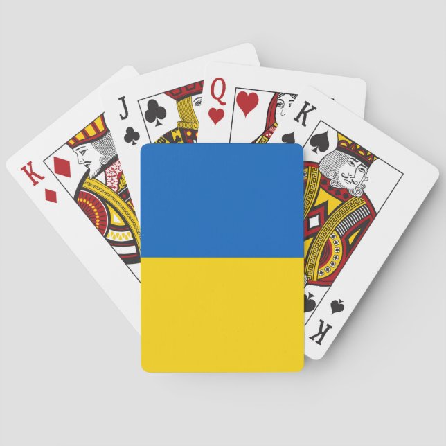 Playing Cards with flag of Ukraine (Back)