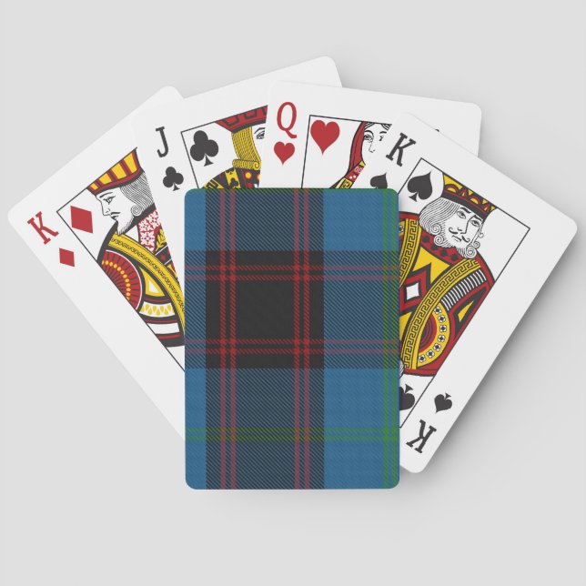 Playing Cards with Home/Hume Tartan (Back)
