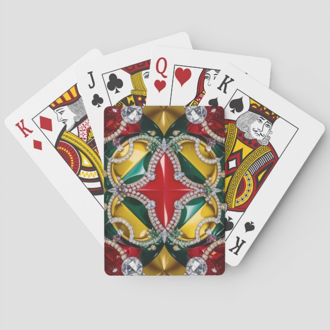 Playing Cards with Los Angeles Colours (Back)