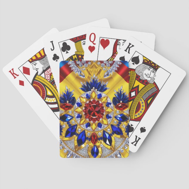 Playing Cards with Romanian Colours (Back)