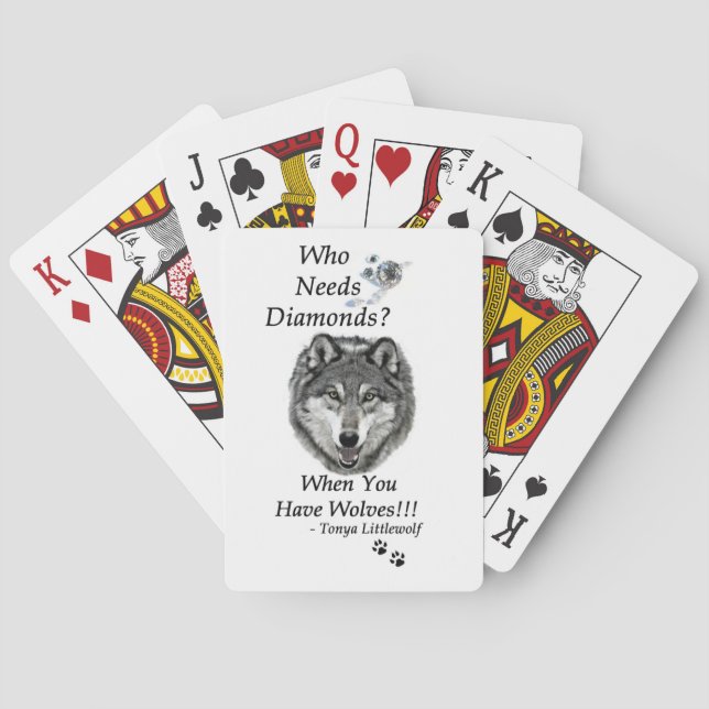 Playing Cards - Wolf Mountain Sanctuary (Back)