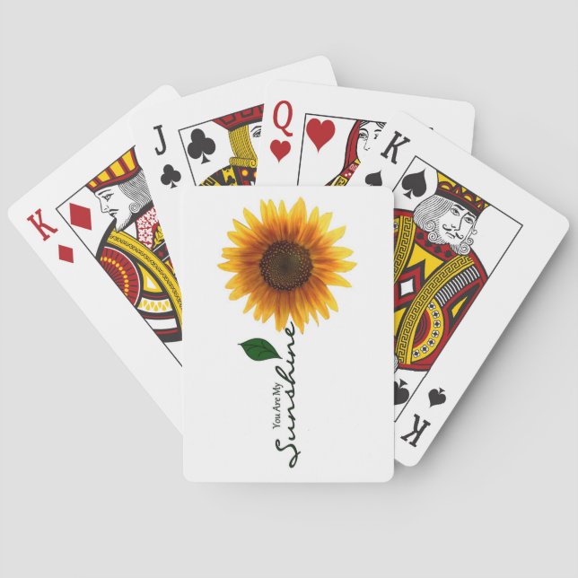 Playing Cards - You Are My Sunshine (Back)