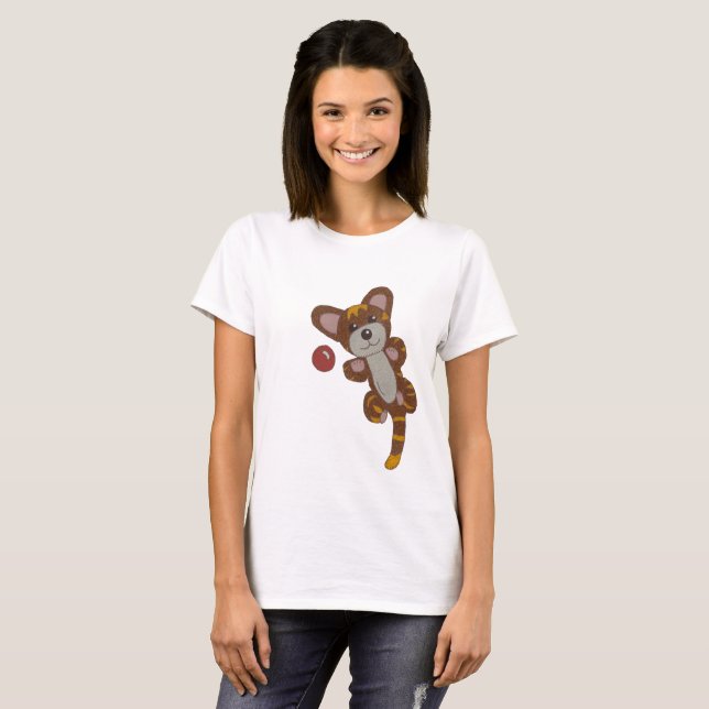 playing cat T-Shirt (Front Full)