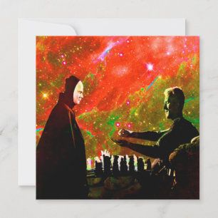 Playing Chess with Death Card