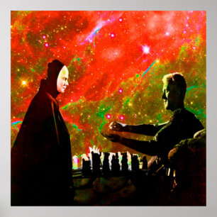 Playing Chess with Death Poster