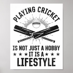 Playing Cricket Is Not Just A Hob  Poster