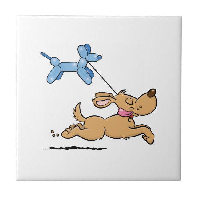 Playing Dog Tile (Front)