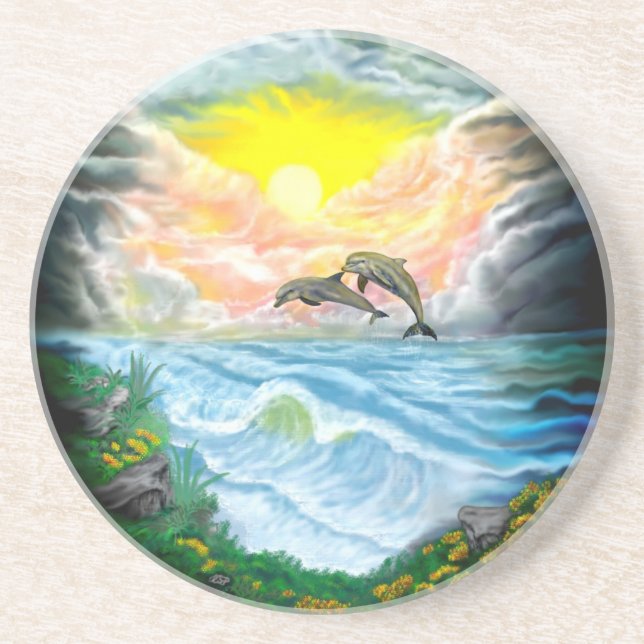 Playing Dolphins in the Sunshine Coaster (Front)