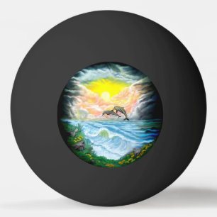 Playing Dolphins in the Sunshine Ping Pong Ball