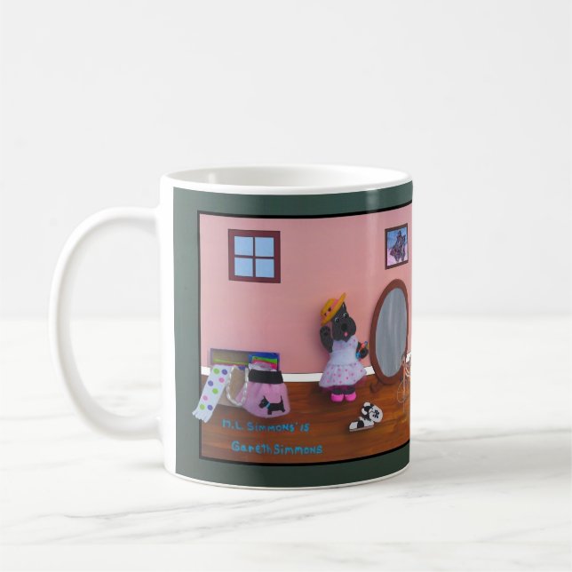 PLAYING DRESS UP COFFEE MUG (Left)