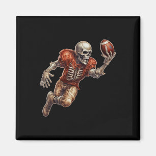 Playing Football Cool Touchdown Halloween  Magnet