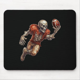 Playing Football Cool Touchdown Halloween Mouse Pad