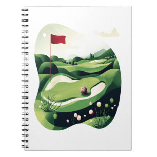 Playing Golf Field Notebook