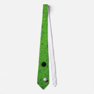 Playing Golf Tie