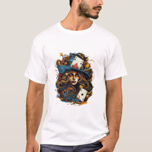 playing Gothic Card Games T-Shirt