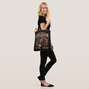 Playing Guitar 250 Years 4th July Tote Bag