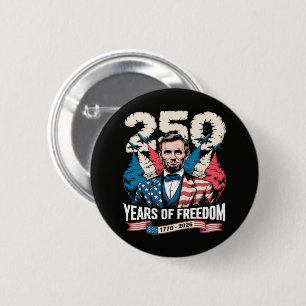 Playing Guitar 250 Years 6 Cm Round Badge