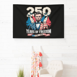 Playing Guitar 250 Years Banner