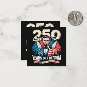 Playing Guitar 250 Years Card