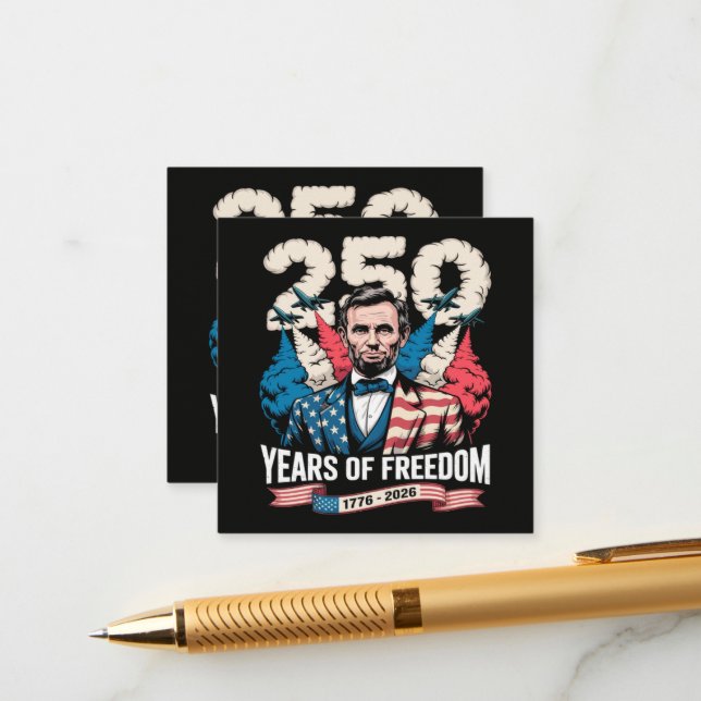  Playing Guitar 250 Years Enclosure Card (Front/Back In Situ)
