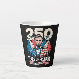  Playing Guitar 250 Years Latte Mug