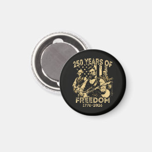 Playing Guitar 4th July 250th Anniversary Magnet