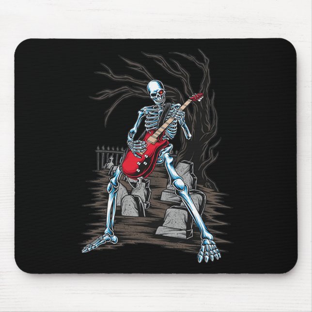 Playing Guitar  Mouse Pad (Front)