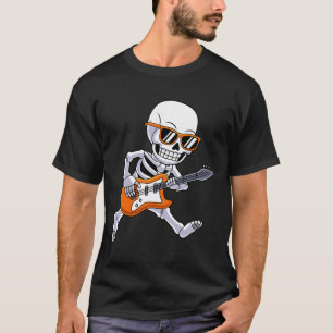 Playing Guitar Rock & Roll Boys Kids T-Shirt
