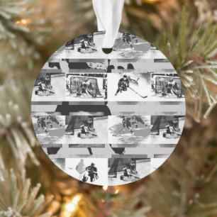 Playing Hockey - Ice Hockey Players Ornament
