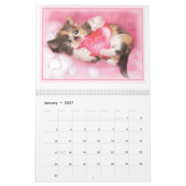 Playing in the daisies, 2011 Cuties Calendar (Jan 2027)