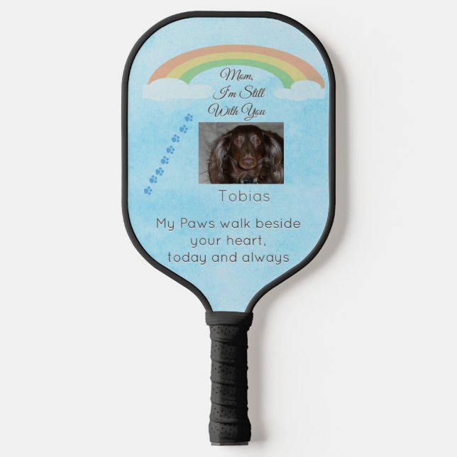 Playing in the Light Beyond the Rainbow Pickleball Paddle (Front)