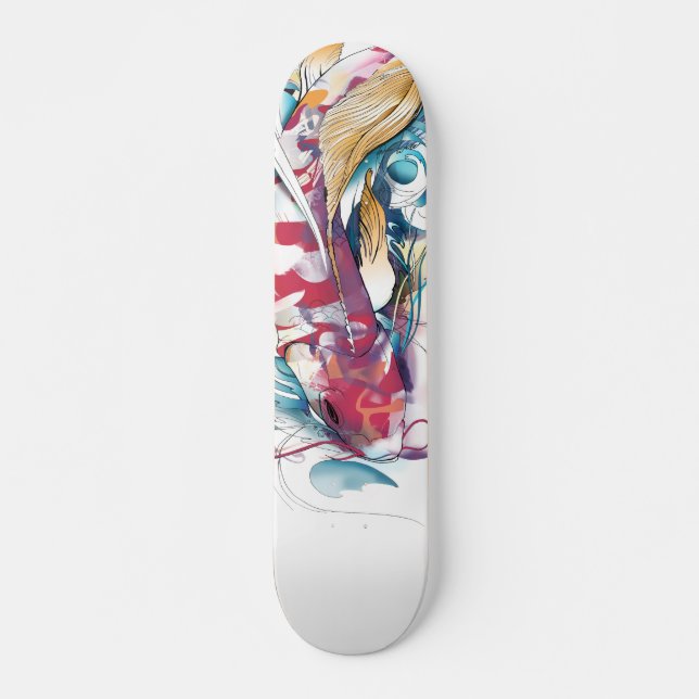 Playing Koi Skateboard (Front)