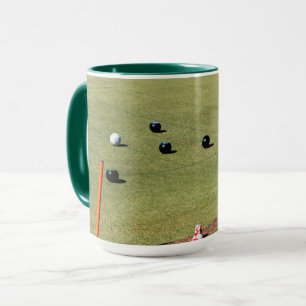 Playing Lawn Bowls, Coffee Mug